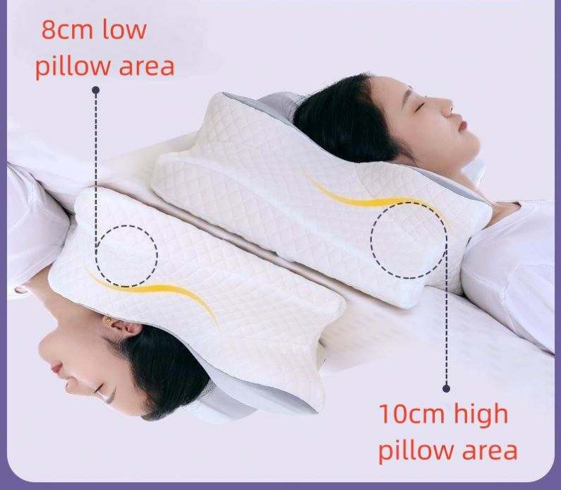Orthopedic Cervical Pillow – Ergonomic Memory Foam Neck Support for Pain Relief