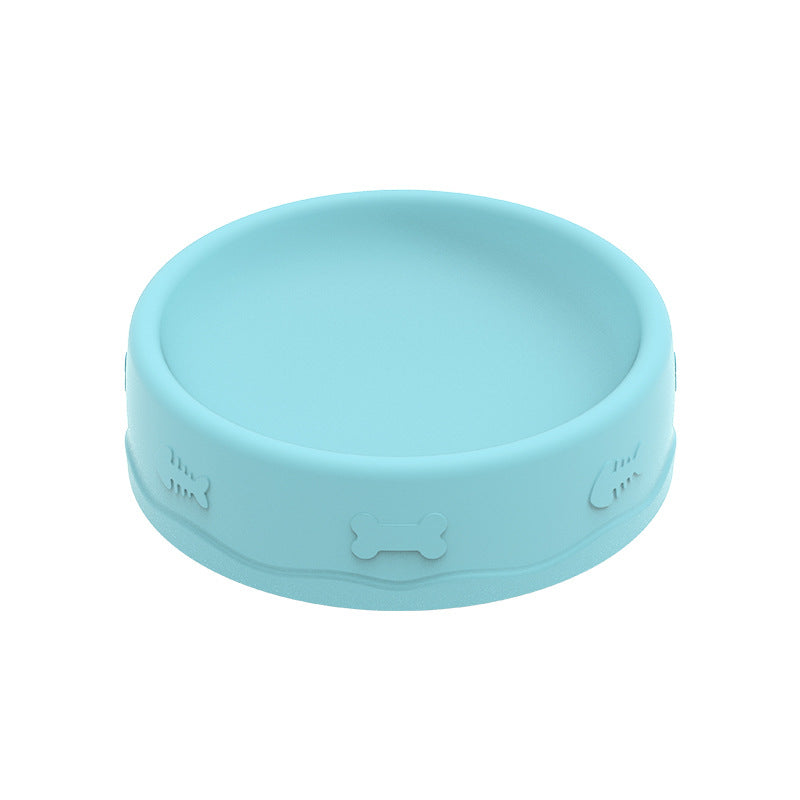 2-in-1 Silicone Pet Bowl: Food & Water On-the-Go