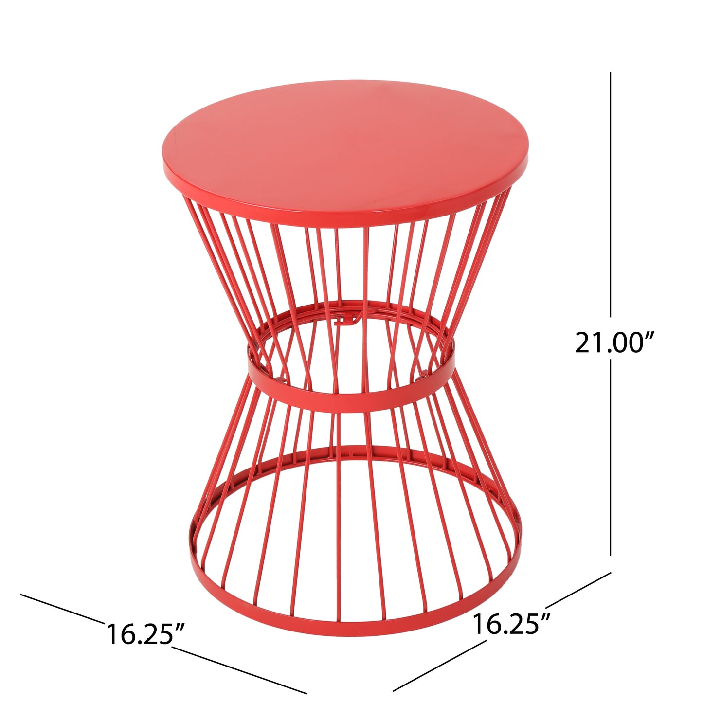 Lassen™ – 16" Modern Side Table for Living Room or Bedroom