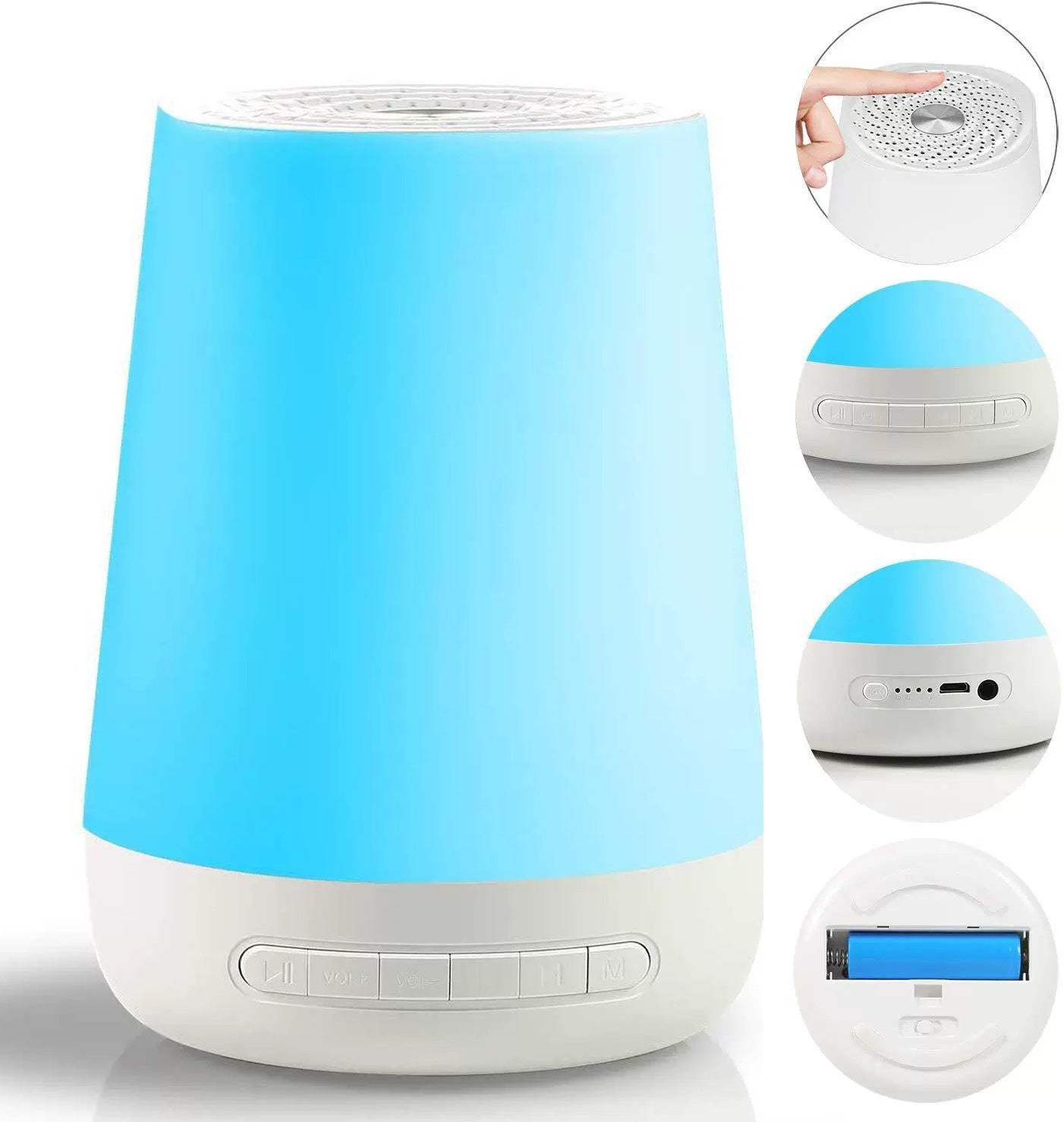 Smart Sleep Aid Night Light – White Noise Machine with Alexa & Touch Control