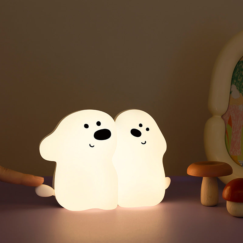 Sticky Dog Night Light - Cute & Cozy LED Lamp for Bedroom & Gifts