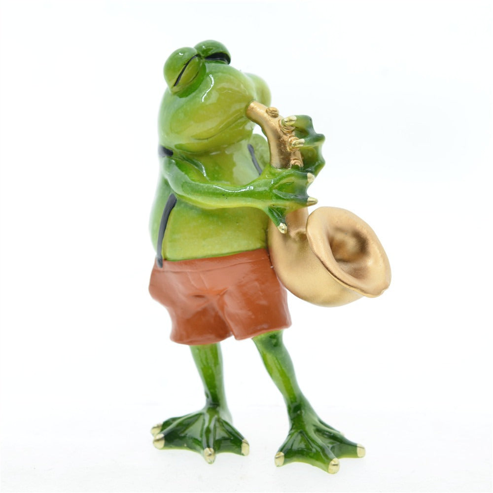 Artistic Frog Resin Ornament