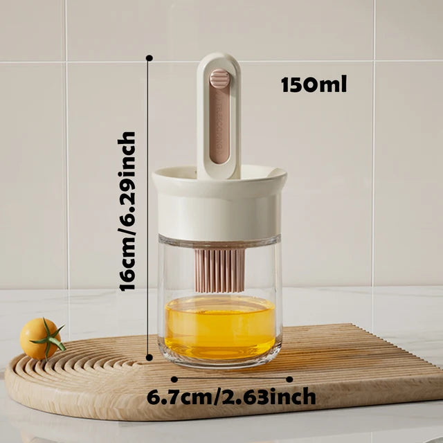 Adjustable Telescopic Silicone Oil Brush