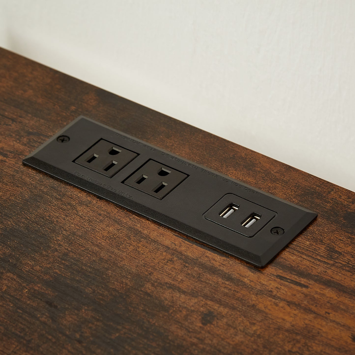 Table with Charging Station – Nightstand with USB Ports, Outlet & Storage Drawerss