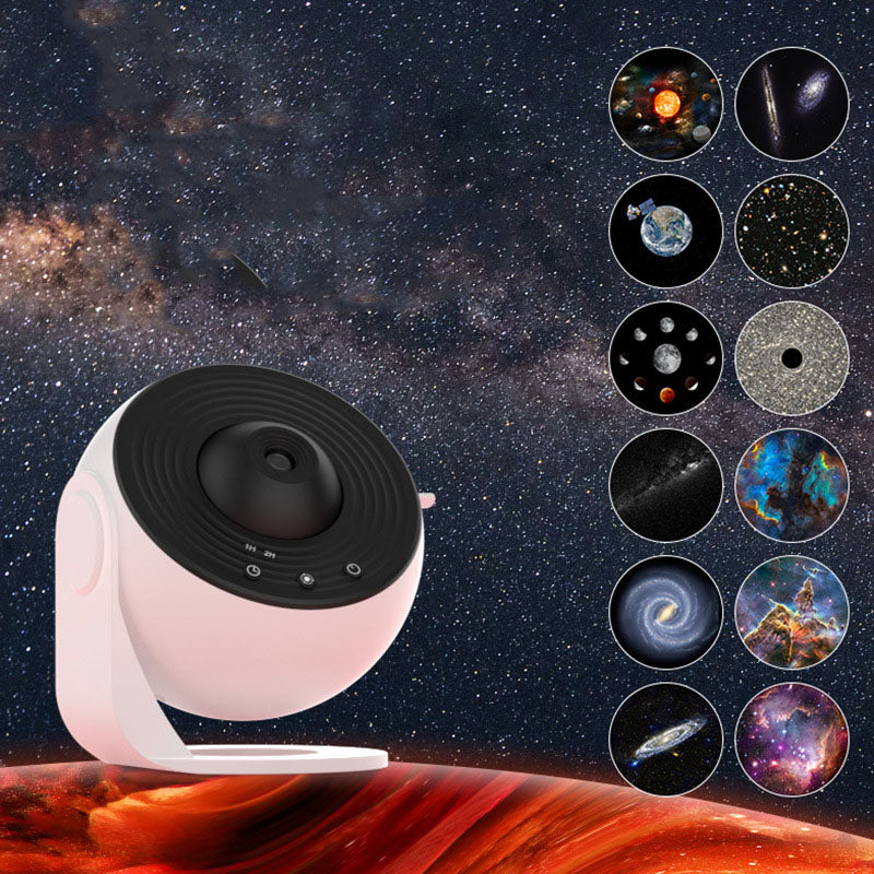 13-in-1 Galaxy Star Projector Night Light – 4K HD Starry Sky & Aurora Projection Lamp