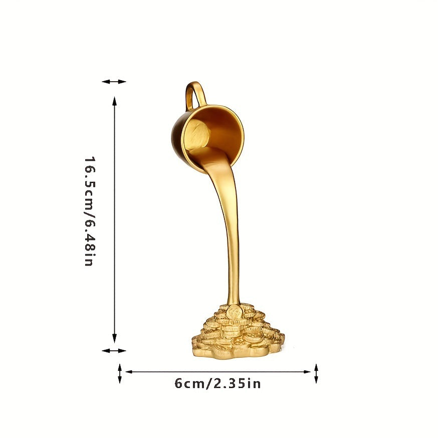 Floating Coffee Cup Resin Ornament – Unique Home & Desk Décor