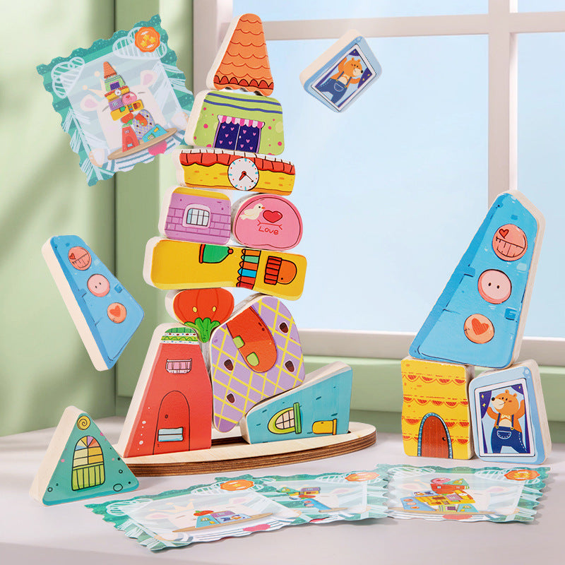 Basswood Stacking Blocks – Safe & Fun for Toddlers (2-4 Years)