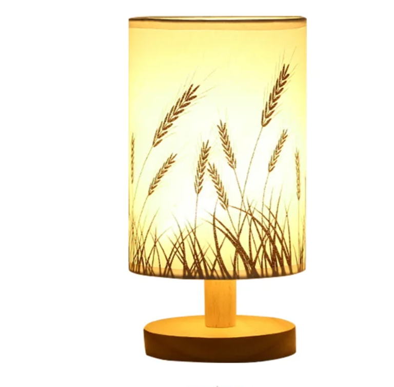 Linen Table Lamp – USB-Powered LED Light