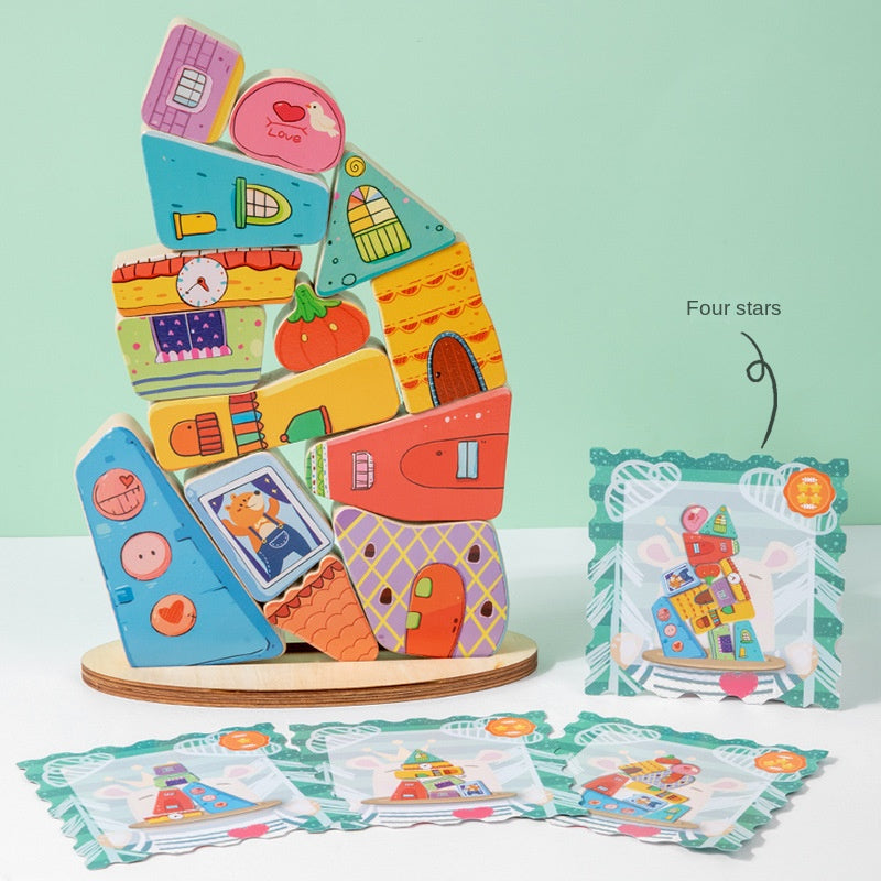 Basswood Stacking Blocks – Safe & Fun for Toddlers (2-4 Years)