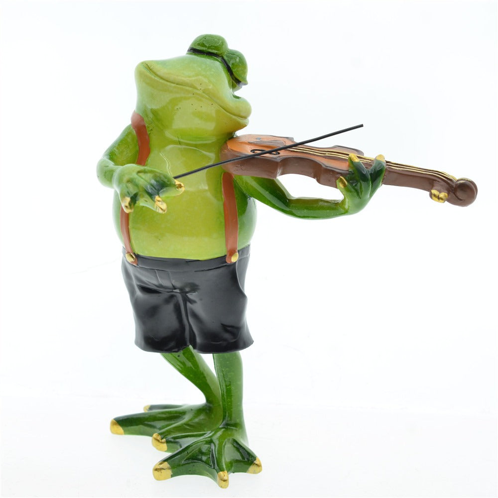 Artistic Frog Resin Ornament