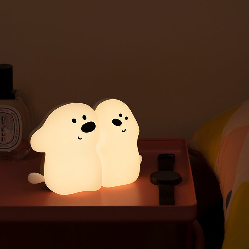Sticky Dog Night Light - Cute & Cozy LED Lamp for Bedroom & Gifts