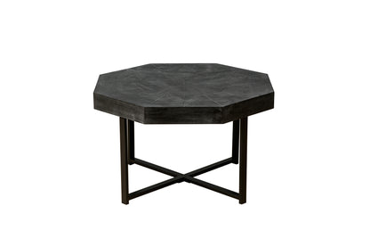 Wooden Octagonal Retro Patchwork Coffee Table