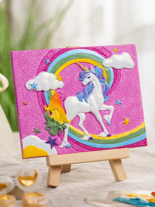 MagicRelief™ – 3D DIY Unicorn Oil Painting Kit