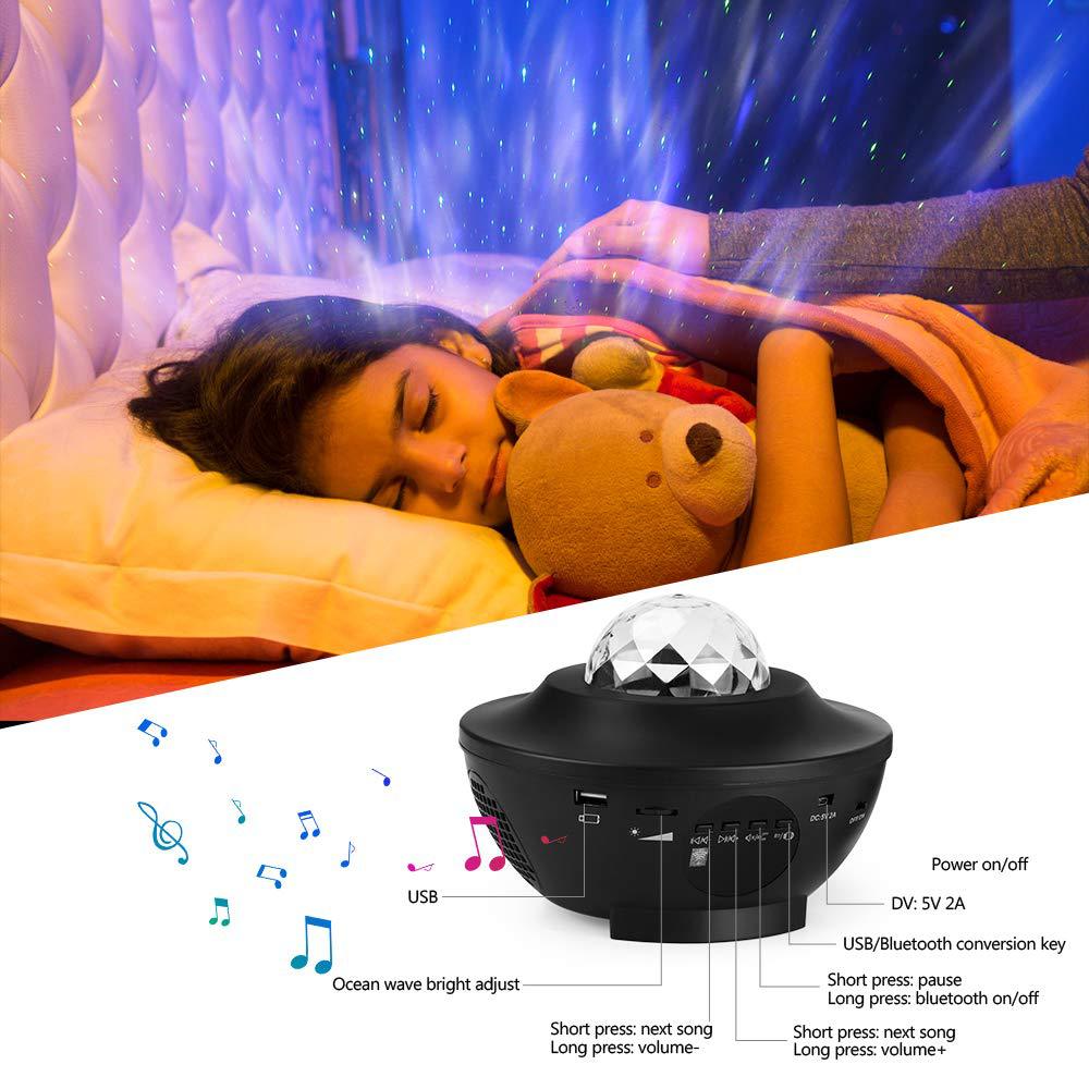 Galaxy Starry Night Projector with Bluetooth Speaker