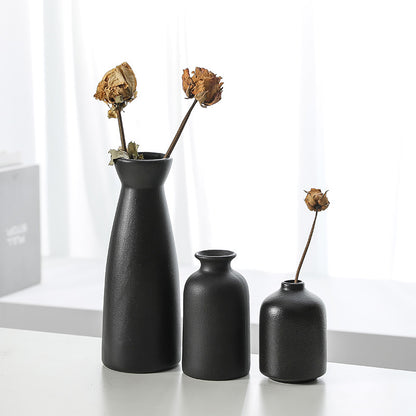 Modern Ceramic Vase Set – 3-Piece Decorative Home & Living Room Planters