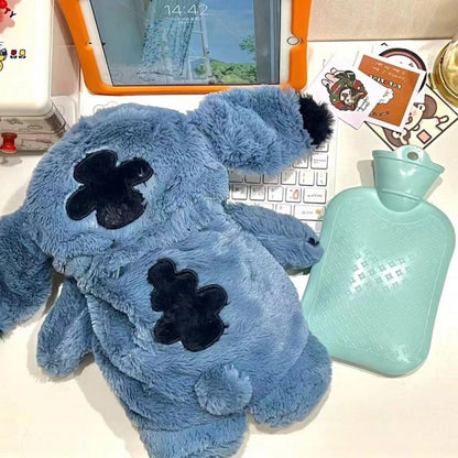 Cute Plush Cartoon Hand Warmer – Water-Filled Hot Water Bottle Doll