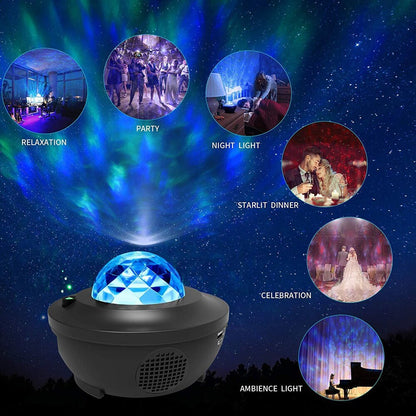 Galaxy Starry Night Projector with Bluetooth Speaker