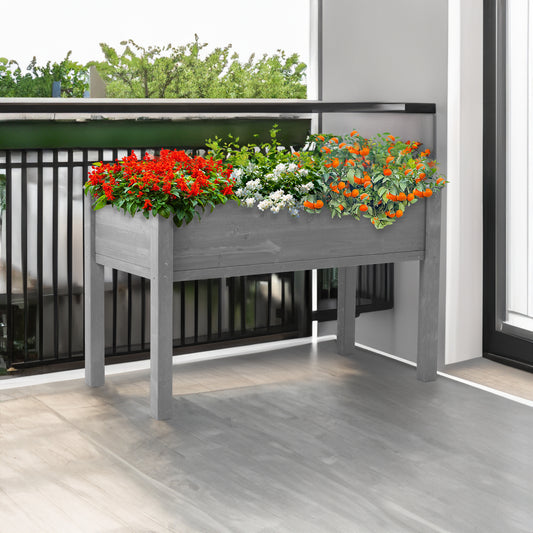 Raised Garden Bed with Legs – Elevated Wooden Planter Box for Outdoor Gardening