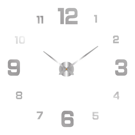 DIY Frameless Wall Clock – Silent 3D Acrylic Wall Décor for Home & Office