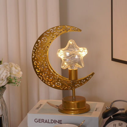Starry Glow Moon Lamp – Warm White Festival & Bedroom Decor