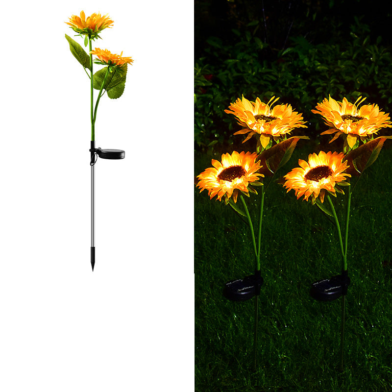 Solar Sunflower Garden Lights – Waterproof LED