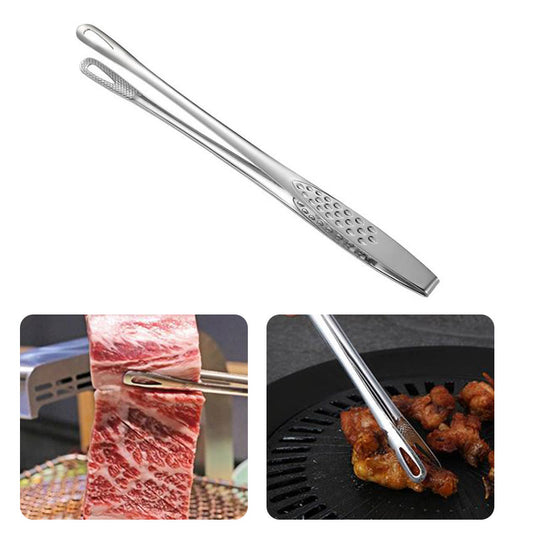 Japanese Style Stainless Steel Food Tongs – Perfect for Barbecue & Kitchen Use