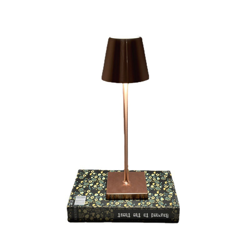 USB Rechargeable Retro Table Lamp – Dimmable LED Bedside & Atmosphere Light