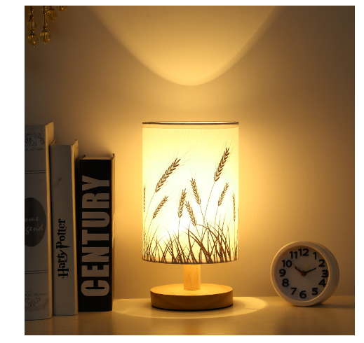 Linen Table Lamp – USB-Powered LED Light