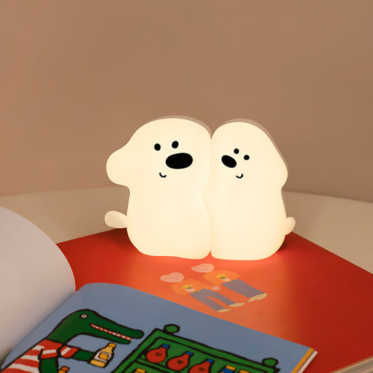 Sticky Dog Night Light - Cute & Cozy LED Lamp for Bedroom & Gifts