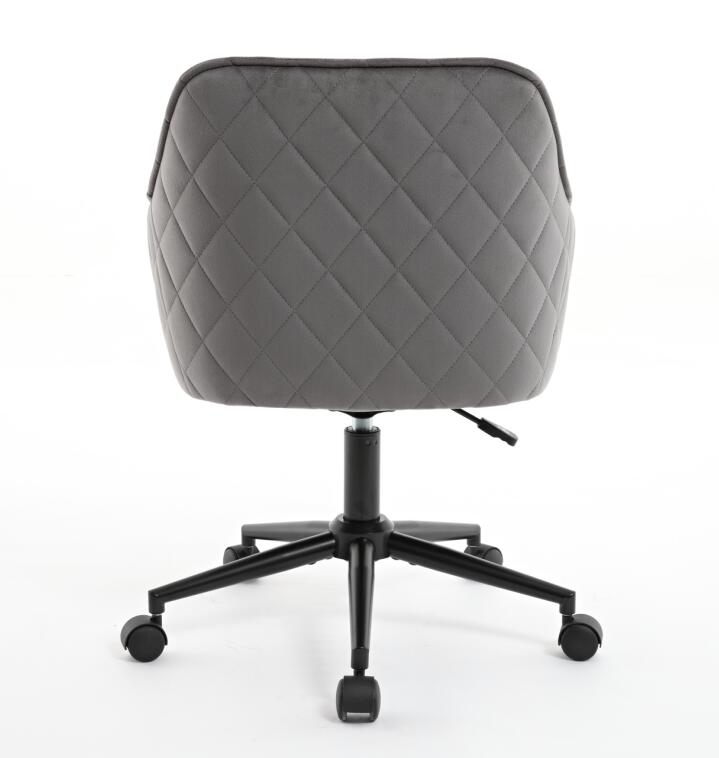 Modern Velvet Office Desk Chair with Wheels – Stylish & Comfortable Home Vanity Chair