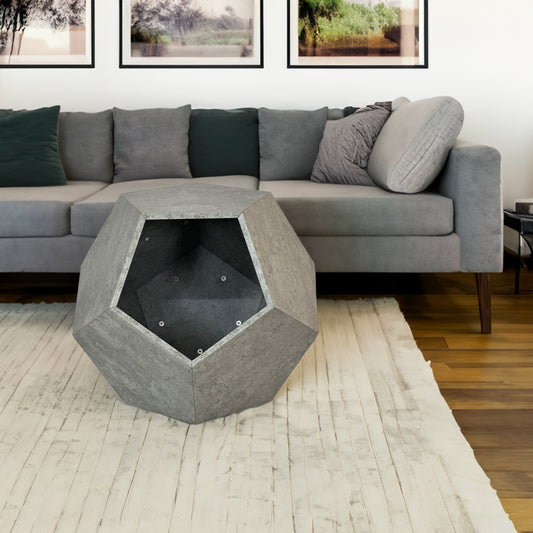 25.98" Modern Cat Litter Side Table – Multifunctional MDF Furniture with Planter & Sofa Side Table