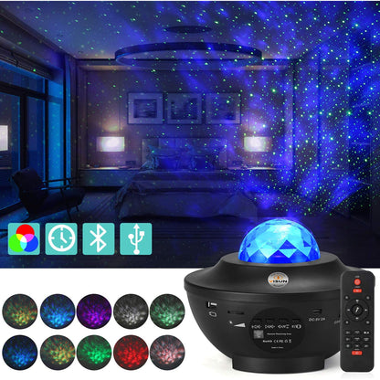 Galaxy Starry Night Projector with Bluetooth Speaker