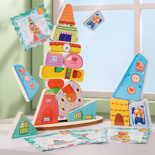 Basswood Stacking Blocks – Safe & Fun for Toddlers (2-4 Years)