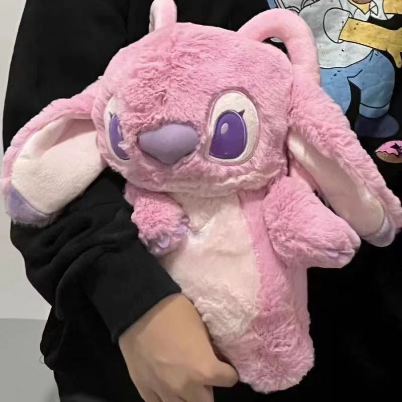 Cute Plush Cartoon Hand Warmer – Water-Filled Hot Water Bottle Doll