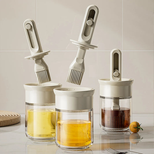Adjustable Telescopic Silicone Oil Brush
