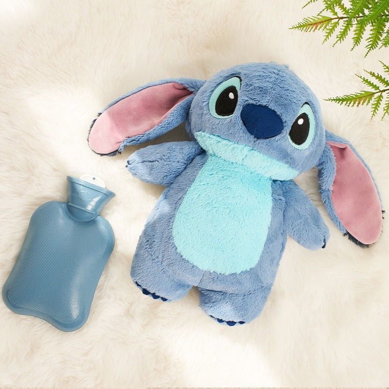Cute Plush Cartoon Hand Warmer – Water-Filled Hot Water Bottle Doll