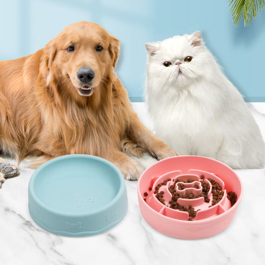 2-in-1 Silicone Pet Bowl: Food & Water On-the-Go
