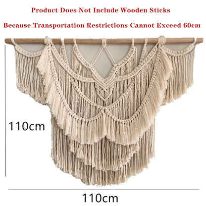 Boho Macrame Wall Tapestry